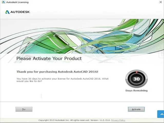 Hướng dẫn từ A – Z cách cài đặt Autocad 2016 8 Nhấn chọn Activate