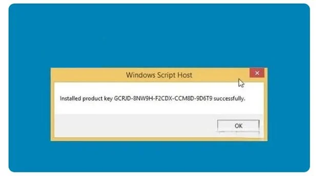 Mách bạn 2 cách Active Win 8 bản quyền vĩnh viễn 5 Nhấn chọn OK