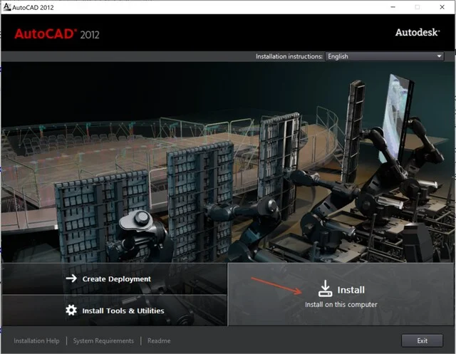 Download Autocad 2012 Miễn Phí: Phiên Bản 32/64 bit Đầy Đủ Chức Năng 5 Nhấn chọn tiếp Install lần 2