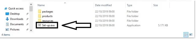 Hướng dẫn cách tải và crack Adobe Dreamweaver CC 2020 6 Nhấn vào file set-up.exe