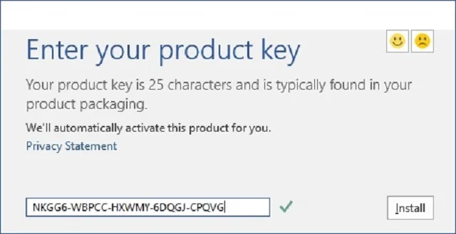 Nhập Key Office 2016 để kích hoạt vĩnh viễn
