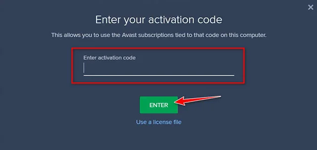 Tổng hợp key kích hoạt Key Avast Premier cập nhật mới 16 Nhập Key vào ô này
