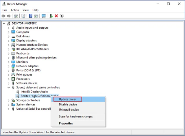 Download Driver Easy Full Crack Miễn Phí (Link Google Drive) 15 Nhấp chuột phải vào thiết bị và chọn Update Driver