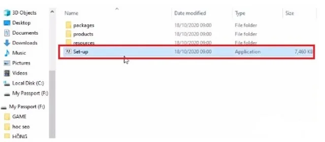 Chi tiết cách cài đặt Adobe InDesign CC 2021 bản full crack 8 Nhấp đúp chuột để chạy Set-up