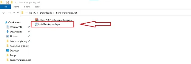 Hướng dẫn cách đồng bộ Google Drive với máy tính chi tiết và nhanh chóng 5 Nhấp đúp vào tệp vừa tải