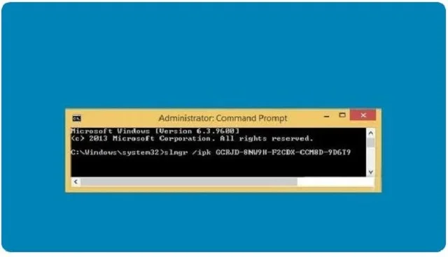 Mách bạn 2 cách Active Win 8 bản quyền vĩnh viễn 4 Nhập mã lệnh theo yêu cầu