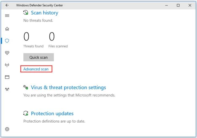 Download Driver Easy Full Crack Miễn Phí (Link Google Drive) 7 Nhấp vào nút Advanced scan (Quét nâng cao) và chọn tùy chọn Full scan
