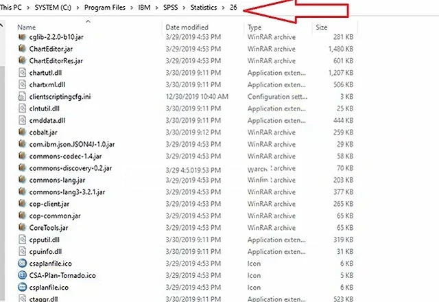 Cách tải và cài đặt chi tiết SPSS 26.0 full crack vĩnh viễn 13 Paste file vào thư mục cài đặt