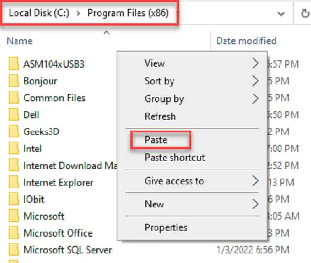 Hướng dẫn chi tiết tải và crack Solidworks 2020 full 15 Paste file vào thư mục