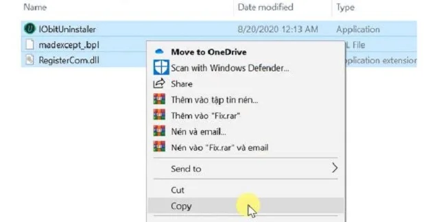 Hướng dẫn download IObit Uninstaller chi tiết bản mới nhất 12 Sao chép tất cả các file giống trên hình