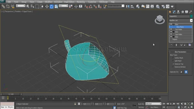 Slice Modifier in 3DS Max 2022