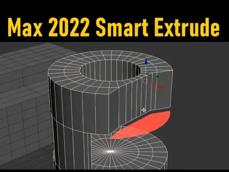 Smart Extrude in 3DS Max 2022