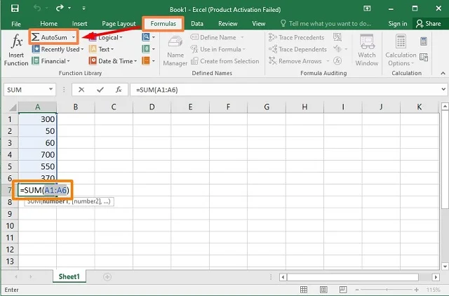 Tất tần tật các hàm cơ bản trong Excel và cách sử dụng chi tiết 3 Sử dụng hàm AutoSun giúp tính toán nhanh hơn trong Excel