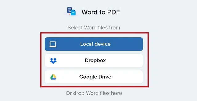 Bí quyết chuyển Word sang PDF đơn giản, tuyệt vời từ A đến Z 8 Sử dụng trang pdfonline.com để chuyển word sang PDF