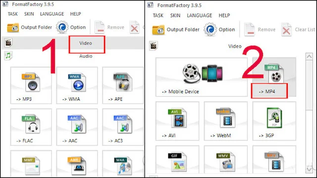 Cách tải và sử dụng Format Factory đơn giản nhất 13 Tại Advance chọn theo yêu cầu của mình về cách nén video
