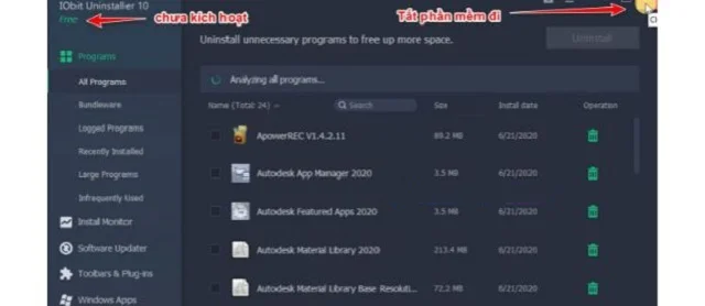 Hướng dẫn download IObit Uninstaller chi tiết bản mới nhất 9 Thực hiện các bước kích hoạt để có thể sử dụng phần mềm