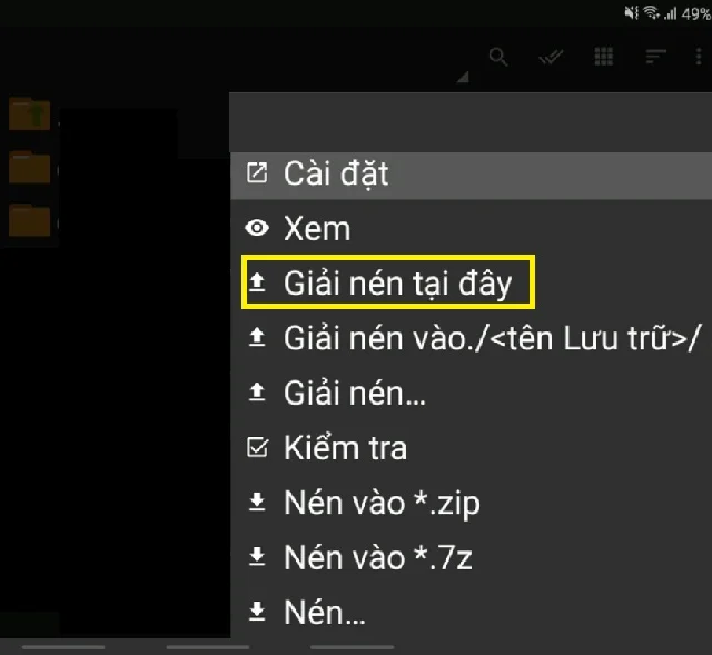 Bỏ túi ngay cách hack map Liên Quân chuẩn xịn xò 4 Thực hiện giải nén file theo yêu cầu
