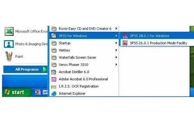 Cách tải và cài đặt chi tiết SPSS 26.0 full crack vĩnh viễn 14 Tích vào icon SPSS 26 để mở phần mềm