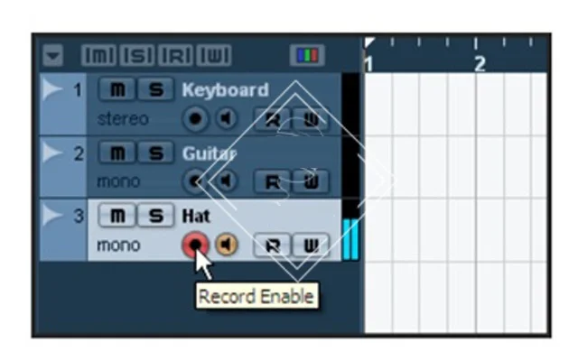 Link tải và Crack phần mềm Cubase 5 chi tiết bản full 13 Tiến hành thu âm