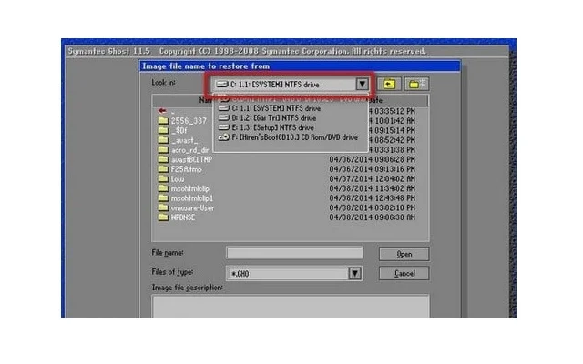 Hướng dẫn cách Ghost Win 7 tại nhà đơn giản nhất 13 Tìm file Ghost Windows 7 có định dạng .GHO