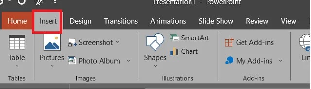 Bật mí bí quyết về cách đánh số mũ trong PowerPoint mới nhất hiện nay 5 Trên thanh công cụ chọn tab Insert