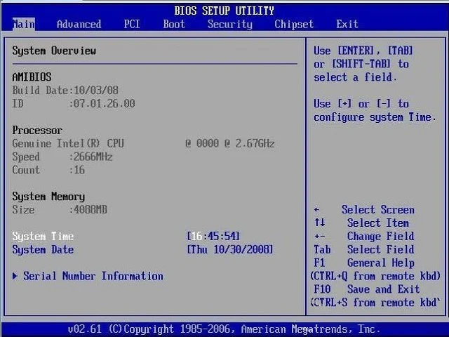 Hướng dẫn cách Ghost Win 7 tại nhà đơn giản nhất 4 Truy cập vào BIOS trên máy tính