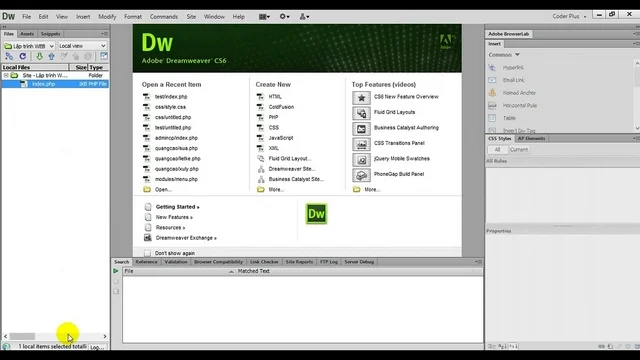 Hướng dẫn tải và cài đặt Adobe Dreamweaver CS6 4 Adobe Dreamweaver CS6 được nhiều người lựa chọn sử dụng