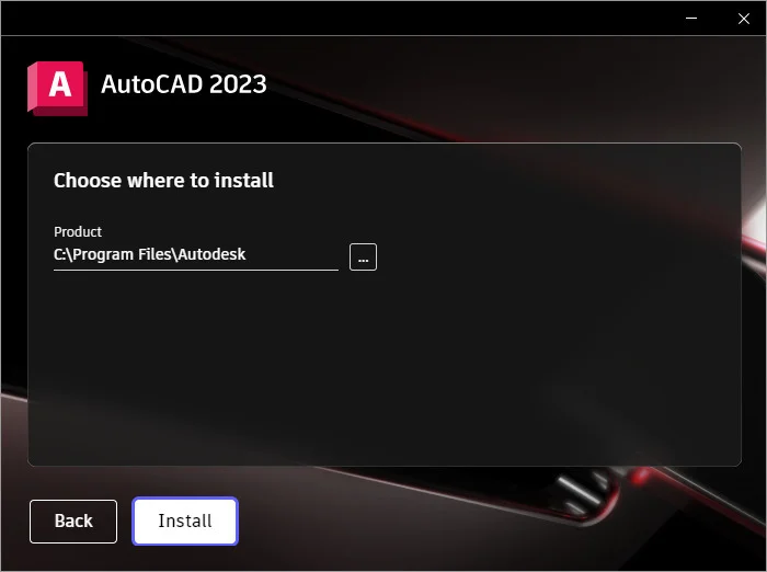Cách cài đặt Autocad 2023 bản full crack: Hướng Dẫn Chi Tiết 4 Chọn Install