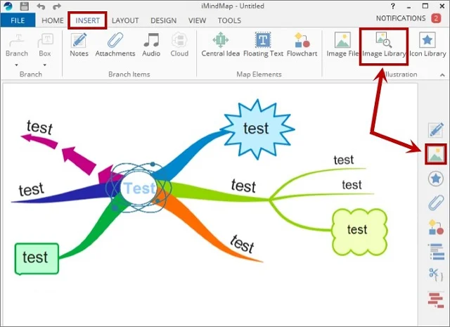 Hướng dẫn tải, cài đặt và sử dụng iMindMap miễn phí 15 Các thao tác thêm hình ảnh cho sơ đồ