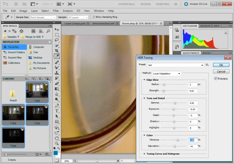 Các tính năng chính trên photoshop CS5