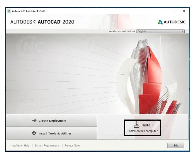 Cách tải Autocad 2020 bước 3