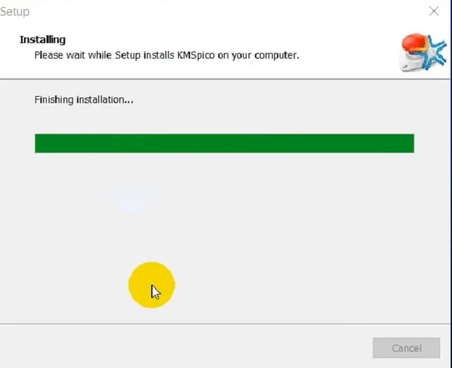 Tải KMSpico 11 bản full cho Win và Office【Đã Test 100% 】 6 Cài đặt phần mềm hoàn tất