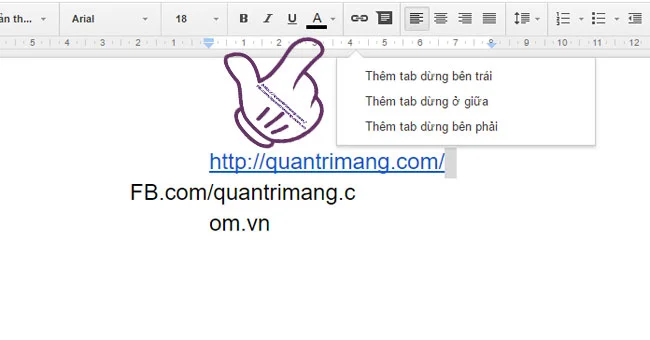 2 cách in trong Google Docs cho người mới 8 căn chỉnh dòng