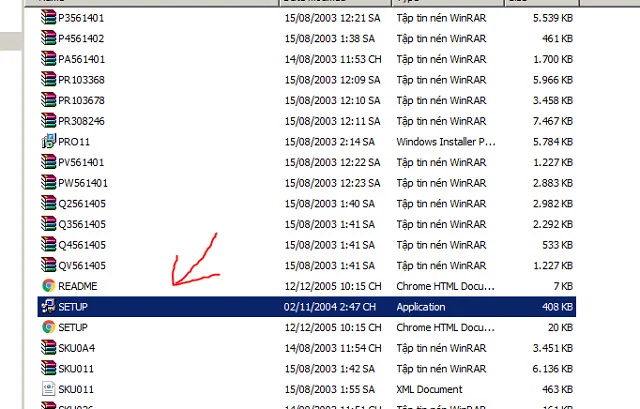 Hướng dẫn tải và cài đặt chi tiết Office 2003 full miễn phí 5 Chạy file Setup.exe sau khi đã giải nén