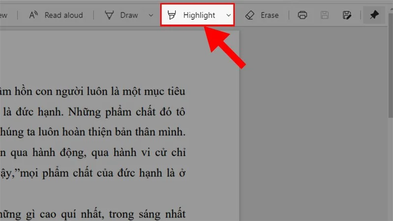 Chọn Highlight