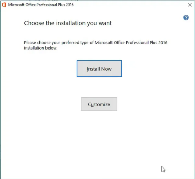 Chọn lệnh Install Now