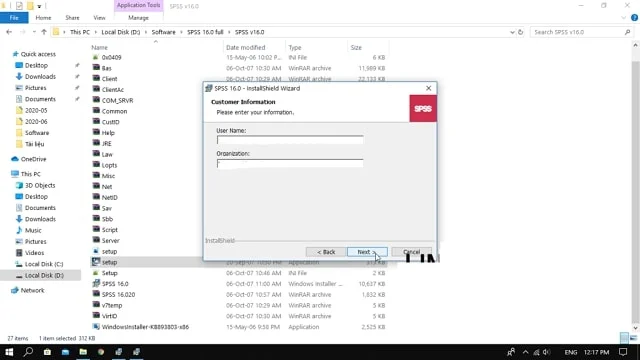Tải về SPSS 16 và cách cài đặt đơn giản cho người mới 8 Chọn tên cho phần mềm
