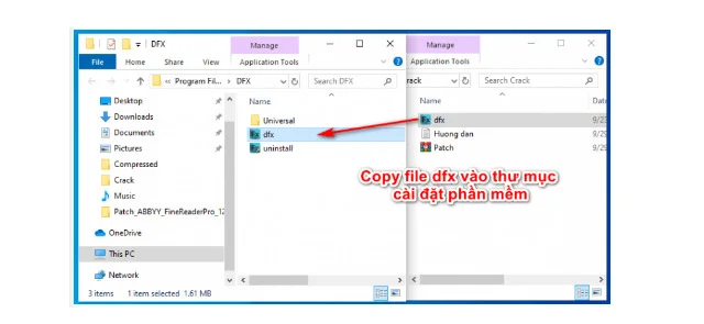 Hướng dẫn cách tải và sử dụng DFX Audio Enhancer chi tiết 14 Copy file dfx vào thư mục cài đặt phần mềm