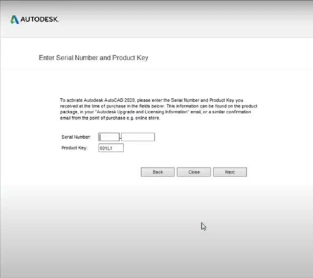 bẻ khóa autocad 2020 bước 5
