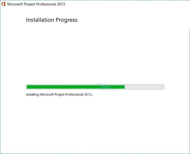 Link tải và cài đặt phần mềm Microsoft Project 2013 chi tiết 8 Đợi để phần mềm project load xong
