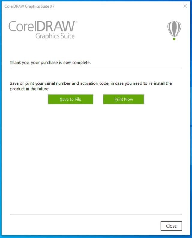 Đóng CorelDRAW X7