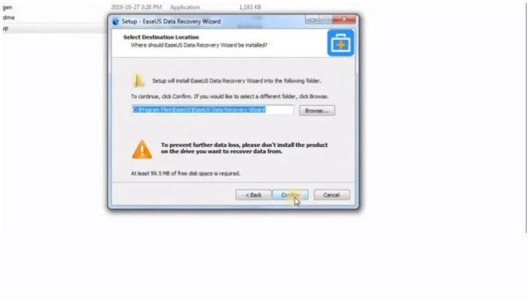 Cách Crack Phần Mềm Easeus Data Recovery Wizard An Toàn 8 chọn "Confirm"