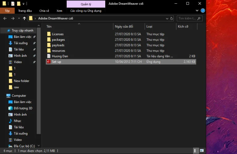 Hướng dẫn tải và cài đặt Adobe Dreamweaver CS6 8 File Set-up phần mềm Dreamweaver CS6