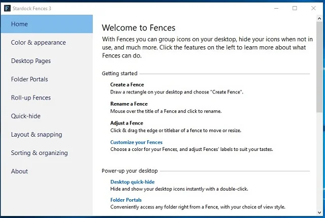 Bật mí chi tiết cách tải Stardock Fences full crack 18 Giao diện của phần mềm hiển thị và quá trình crack thành công