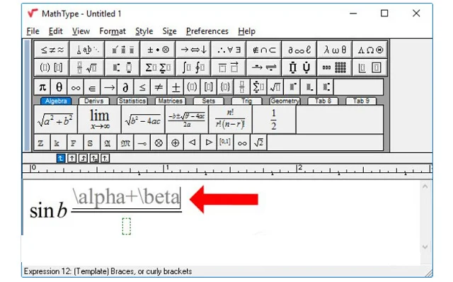 Link tải MathType full crack đơn giản, hiệu quả 22 Gõ Tex vào nội dung
