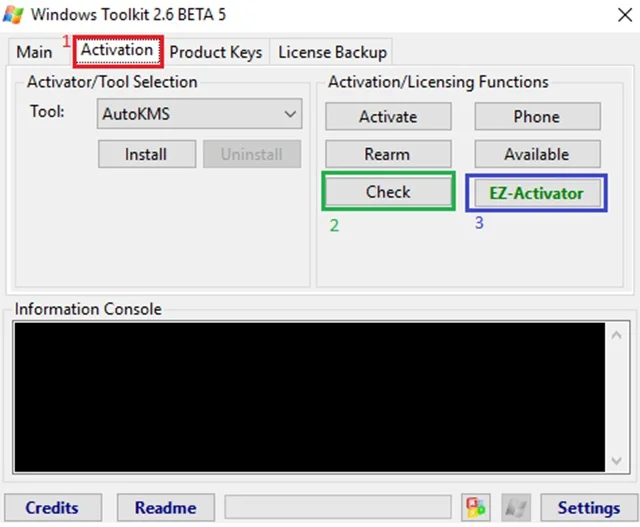 Tải Microsoft Toolkit 2022 mới nhất Active Office,Windows 10 Hướng dẫn cách dùng Microsoft Toolkit bước 4