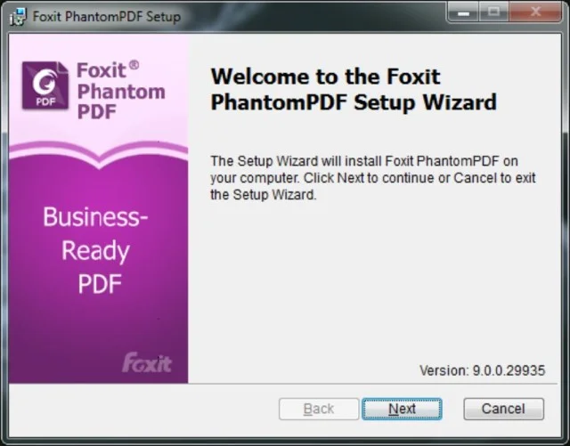 Foxit PhantomPDF - Thủ thuật chỉnh sửa file hữu ích 3 Khởi chạy phần mềm