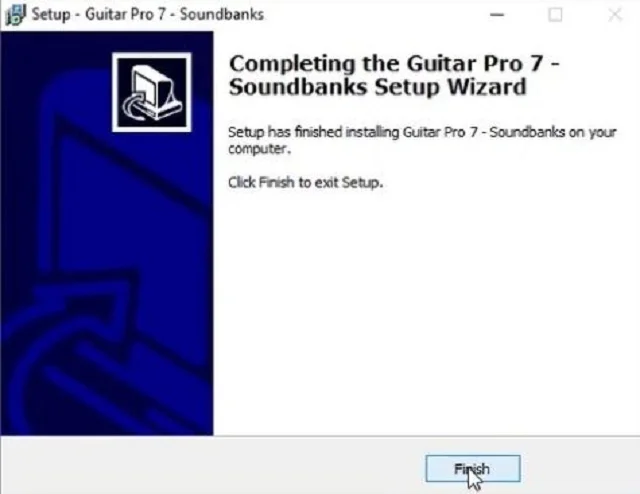 Cách tải Guitar Pro 7.5 – Phiên bản chơi nhạc trên PC 11 Khởi chạy tệp Soundback bước 4