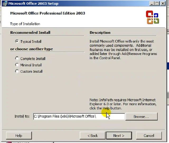 Hướng dẫn tải và cài đặt chi tiết Office 2003 full miễn phí 9 Lựa chọn 1 trong 4 chế độ phù hợp với mình rồi tiếp theo nhấn Next