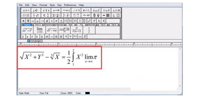 Link tải MathType full crack đơn giản, hiệu quả 19 Lựa chọn công thức bạn cần